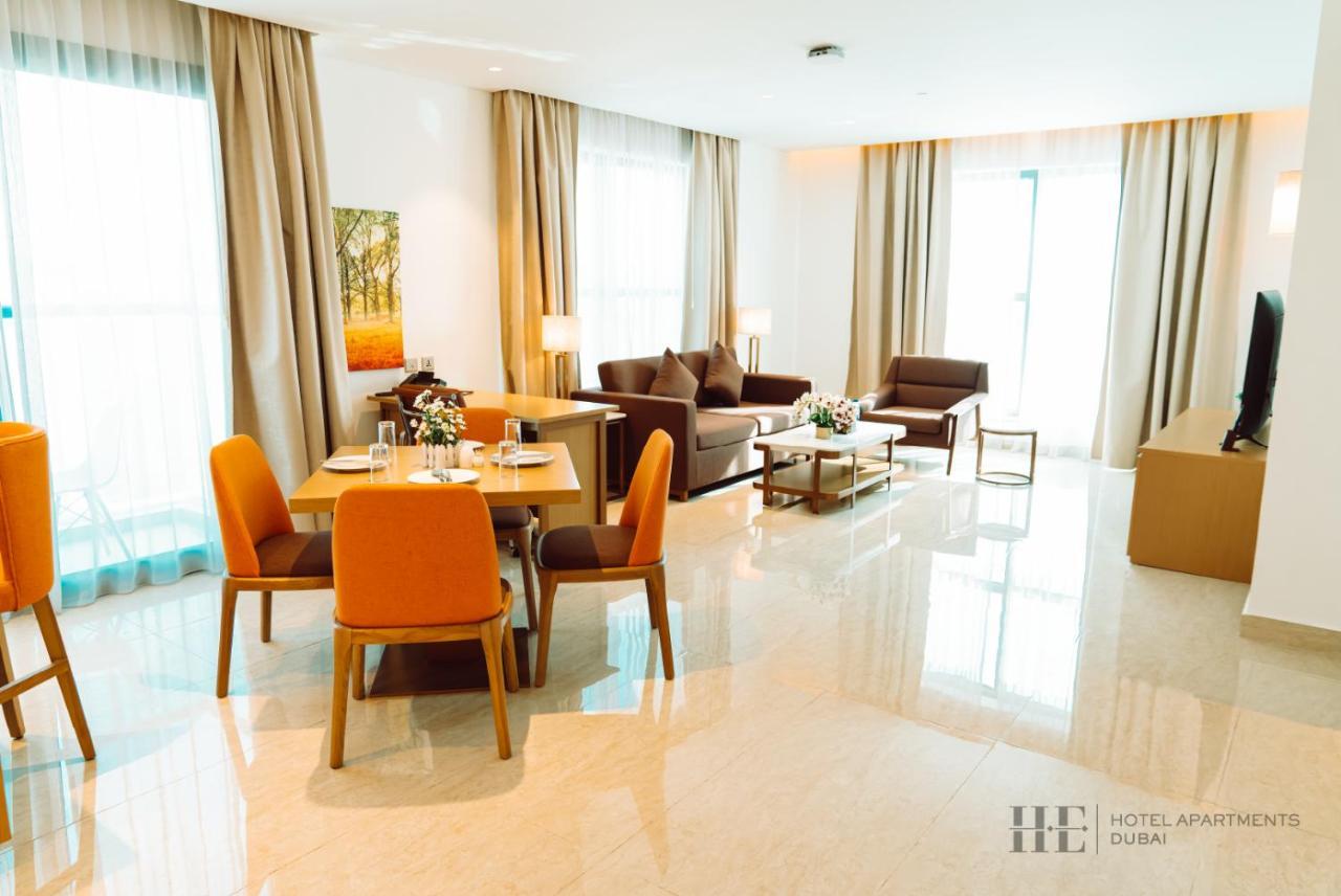 He Hotel Apartments Dubái Habitación foto