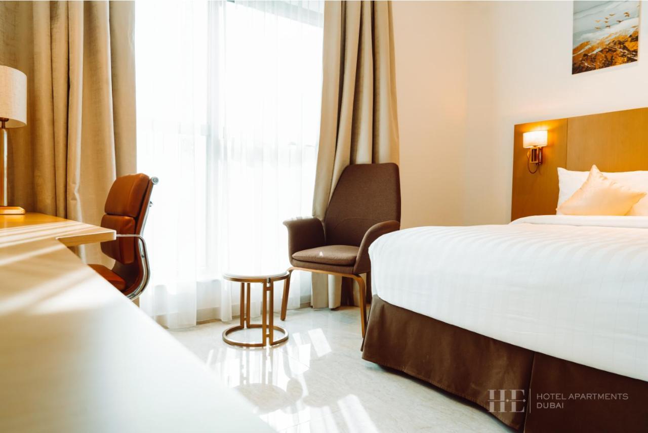 He Hotel Apartments Dubái Habitación foto